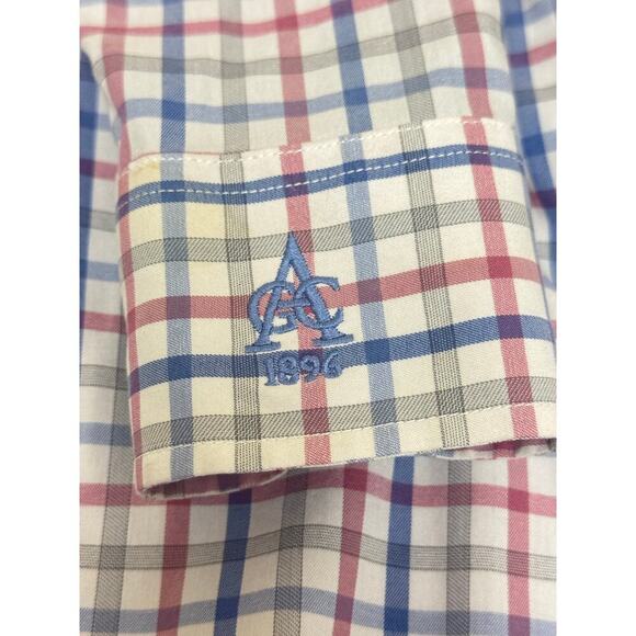 Johnnie-O Prep-Formance Plaid Button Down Shirt Lightweight Boys 16 - Picture 5 of 12